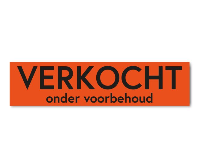 Ultra removable sticker VERKOCHT ONDER VOORBEHOUD