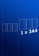 raampresentatie - raamdisplay 1 x 3a4