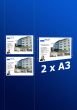 raampresentatie - raamdisplay 2 x a3 (A3 papier)
