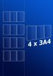 raampresentatie - raamdisplay 4 x 3a4
