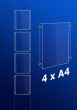 raampresentatie - raamdisplay 4 x a4