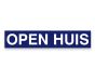 Sticker ultra removable OPEN HUIS